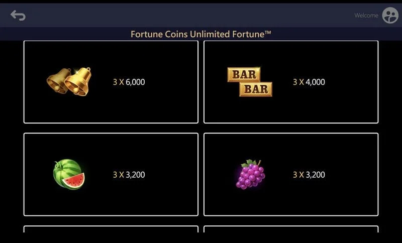 Fortune Coins Unlimited Fortune – rozšírené pole 3 x 5 so zberom mincí